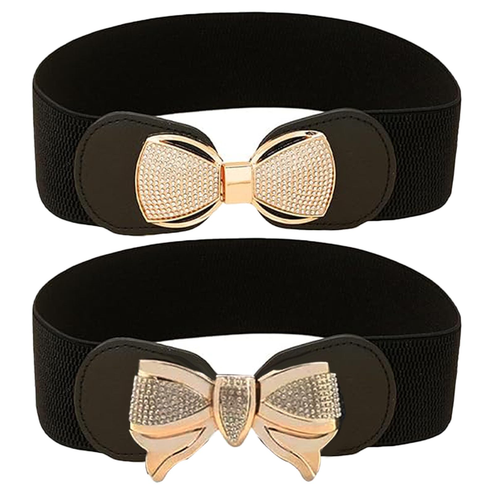 2Pcs Belt For Women Dresses, Elegant Waist Belt For Women Dresses, Stretchable Black Belt For Women, Versatile Office Wear And Casual Outfits, Adjustable Size For Multiple Occasions-image-29