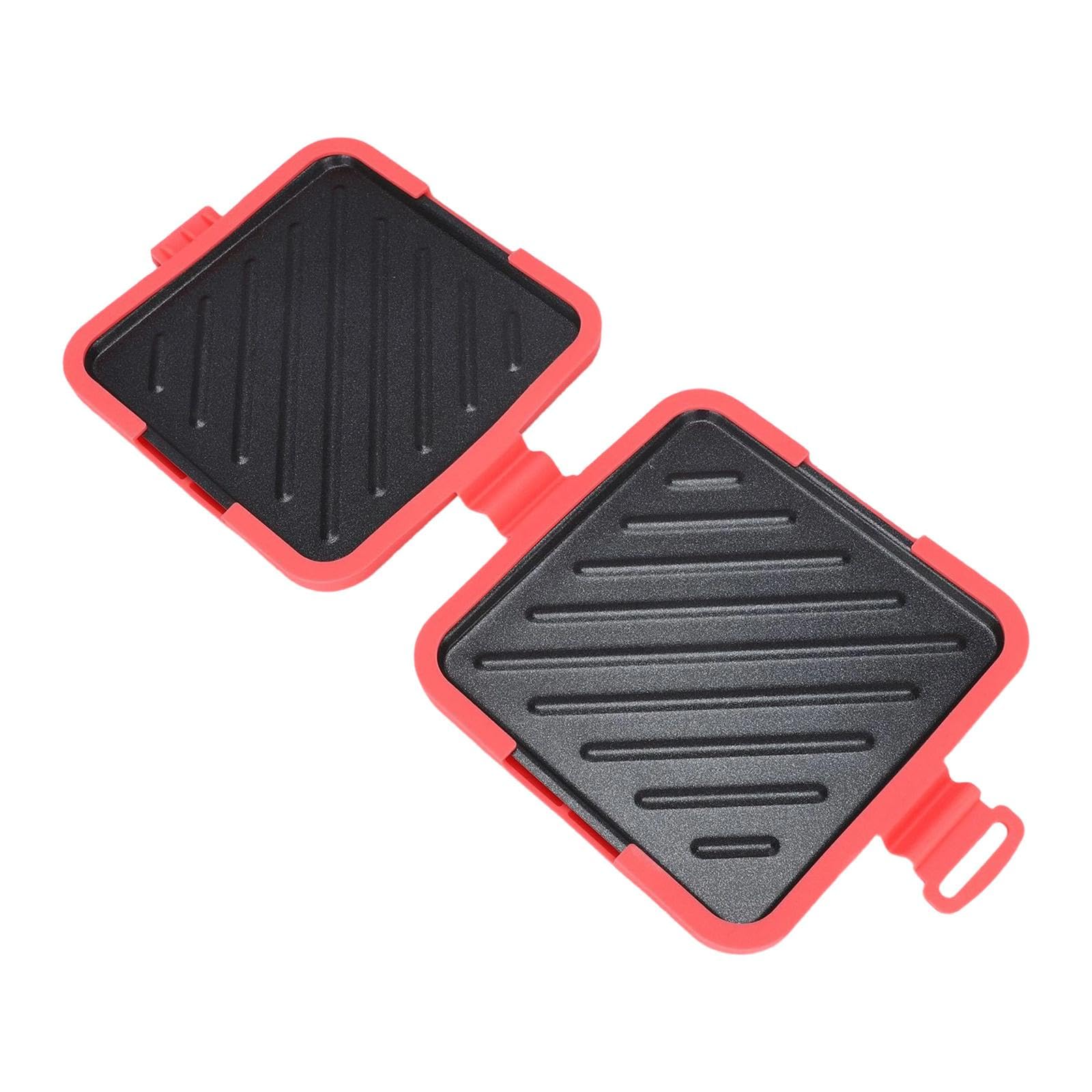 Microwave Toaster Sandwich Maker Kitchen for Breakfast Dessert Making Pizzas Red| Kitchen, Dining & Bar | Small Kitchen Appliances | Grills & Griddles-image-14