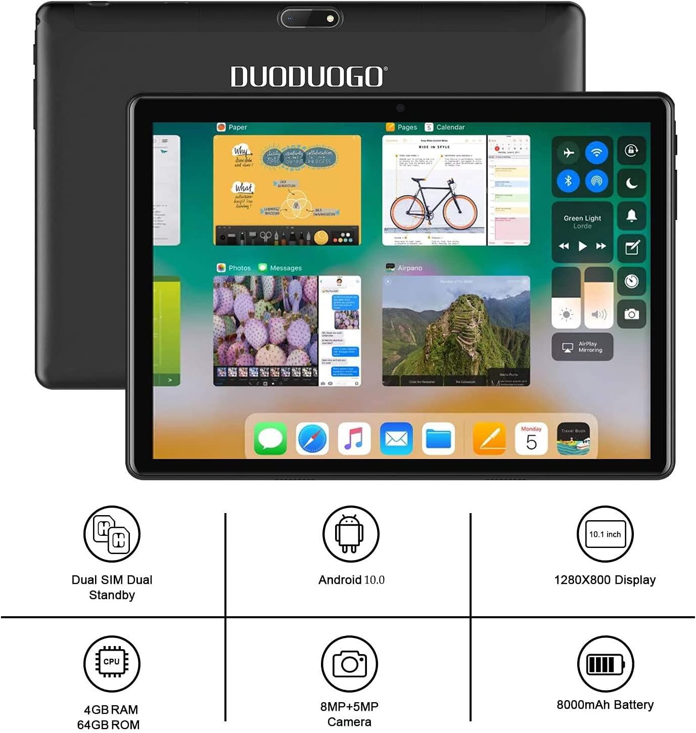 70% Off Discount AOYODKG 2 in 1 Tablet with Keyboard 10.1 Inch Android 10.0 Pie, 4GB RAM + 64GB ROM, Quad Core, Google GMS Certified, IPS HD Display, 8MP Dual Camera, Dual 4G SIM, 8000mAh, WiFi (Black) Black Friday - 40% OFF AOYODKG 2 in 1 Tablet with Keyboard 10.1 Inch Android 10.0 Pie, 4GB RAM + 64GB ROM, Quad Core, Google GMS Certified, IPS HD Display, 8MP Dual Camera, Dual 4G SIM, 8000mAh, WiFi (Black)