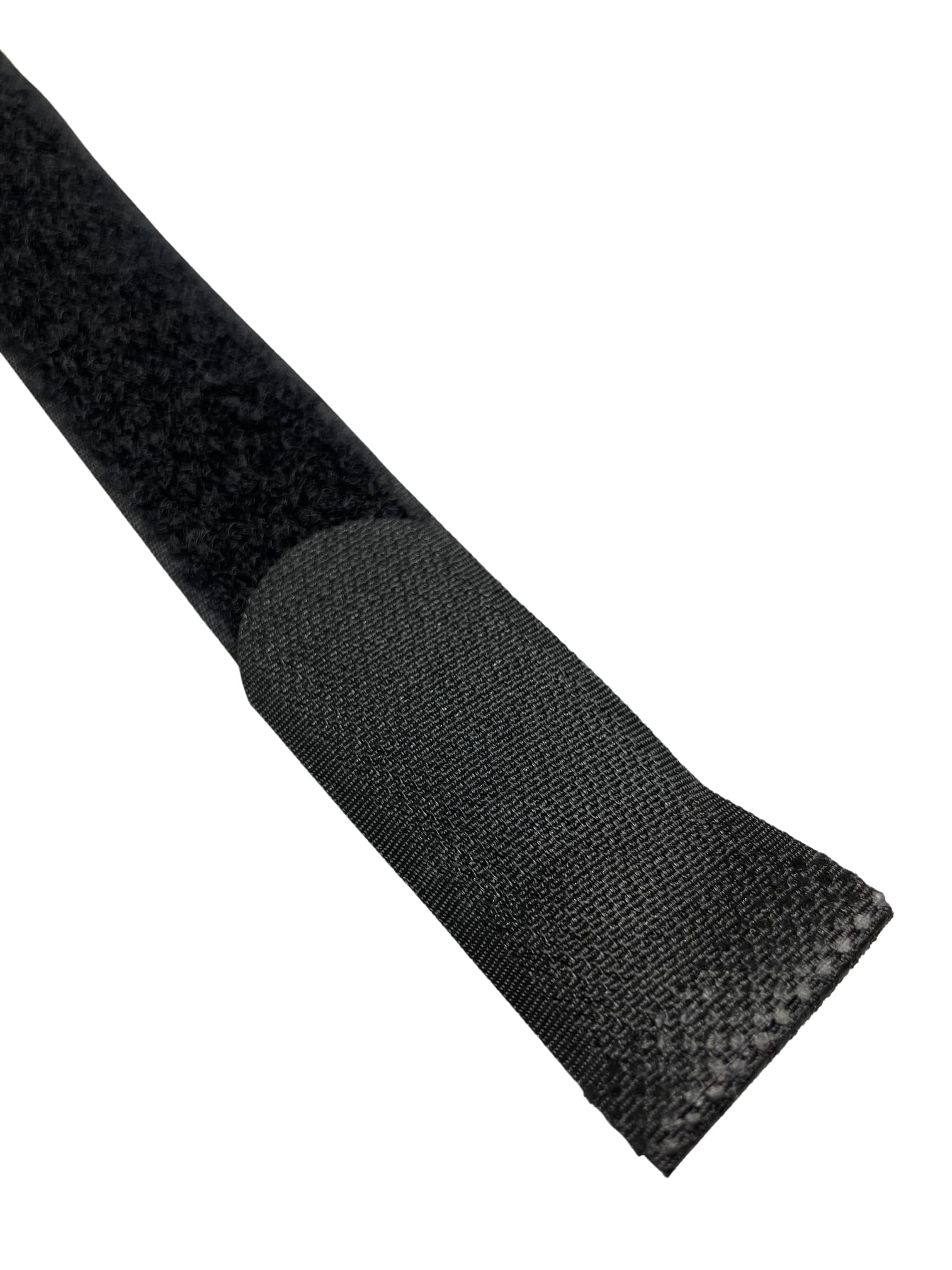 VELCRO® Brand wiederverwendbare Klett-Kabelbinder wiederverschließbar, mit Klett-Verschluss und Schnalle, universell einsetzbar, schwarz- 2.5cmx25cm 50 Stück