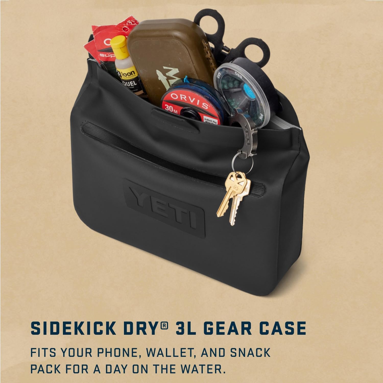 YETI Sidekick Dry Waterproof Gear Case and Bag Accessory - Image 4