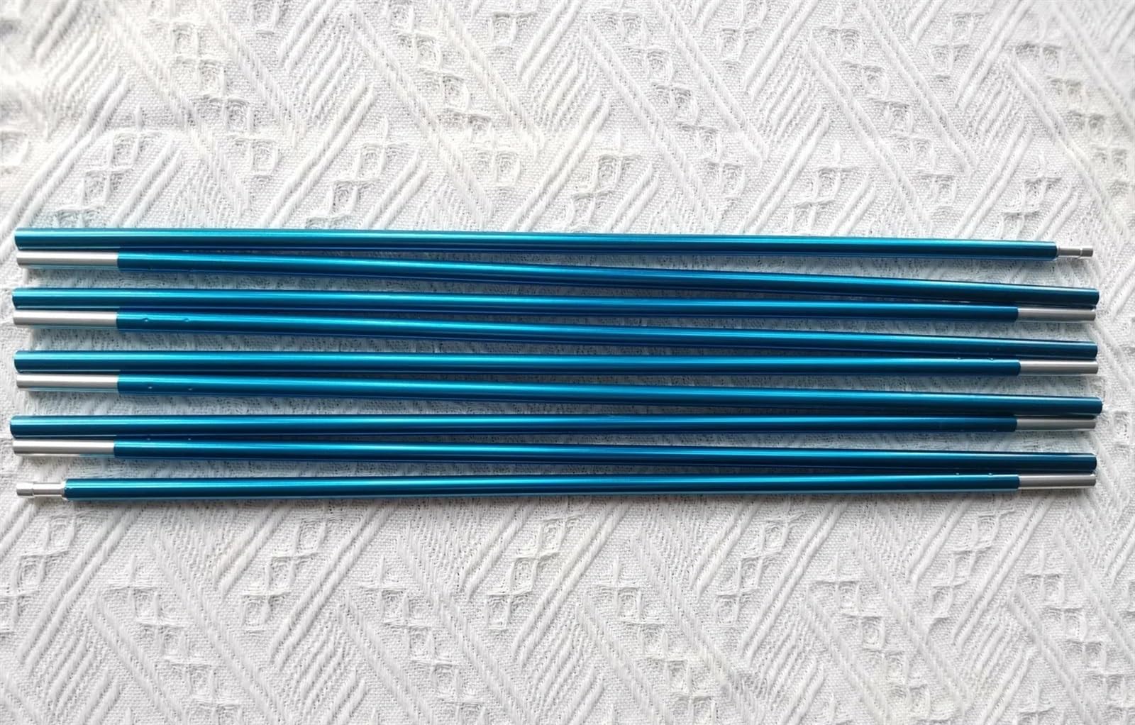 Zeltstangen 1 PC 8,5 mm Zeltstange Aluminium Camping Zeltstange 3,63 m Hochfeste Zeltstangen aus Legierung Blau Camping Zelte Teile Ausrüstung(12 Sections 483cm B)