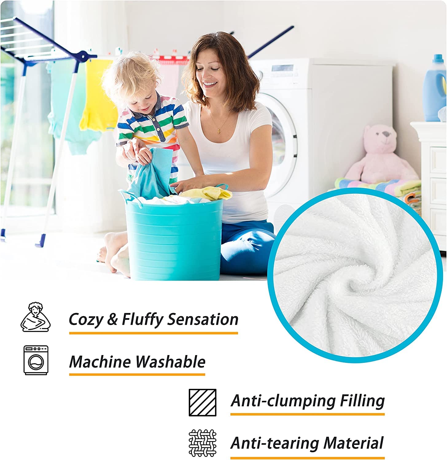 WOMB Manta personalizada con nombre, manta personalizada para niñas, manta de franela para cama, regalo para adultos y niños (180 x 200 cm)