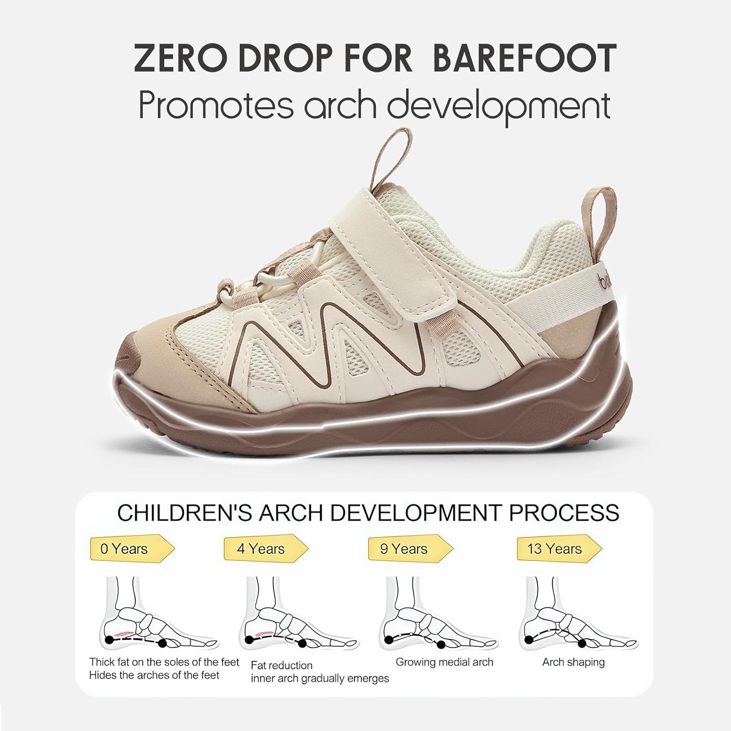 Balabala Boys Sneakers Girls Walking Shoes Breathable Mesh Toddler Sneakers Kids Running Shoes Non-Slip Tennis Shoe