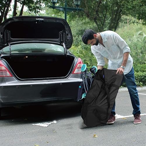 Miniatura 4 de Bolsa deportiva Bolsa de viaje extra grande con cremallera mejorada duradera y resistente al agua color negro Negro 36 pulgadas