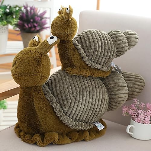 Miniatura 5 de MUPI Almohadas de caracol de animales de 11 pulgadas, regalo de peluche de caracol grande para niños, regalo para cumpleaños de niños, linda