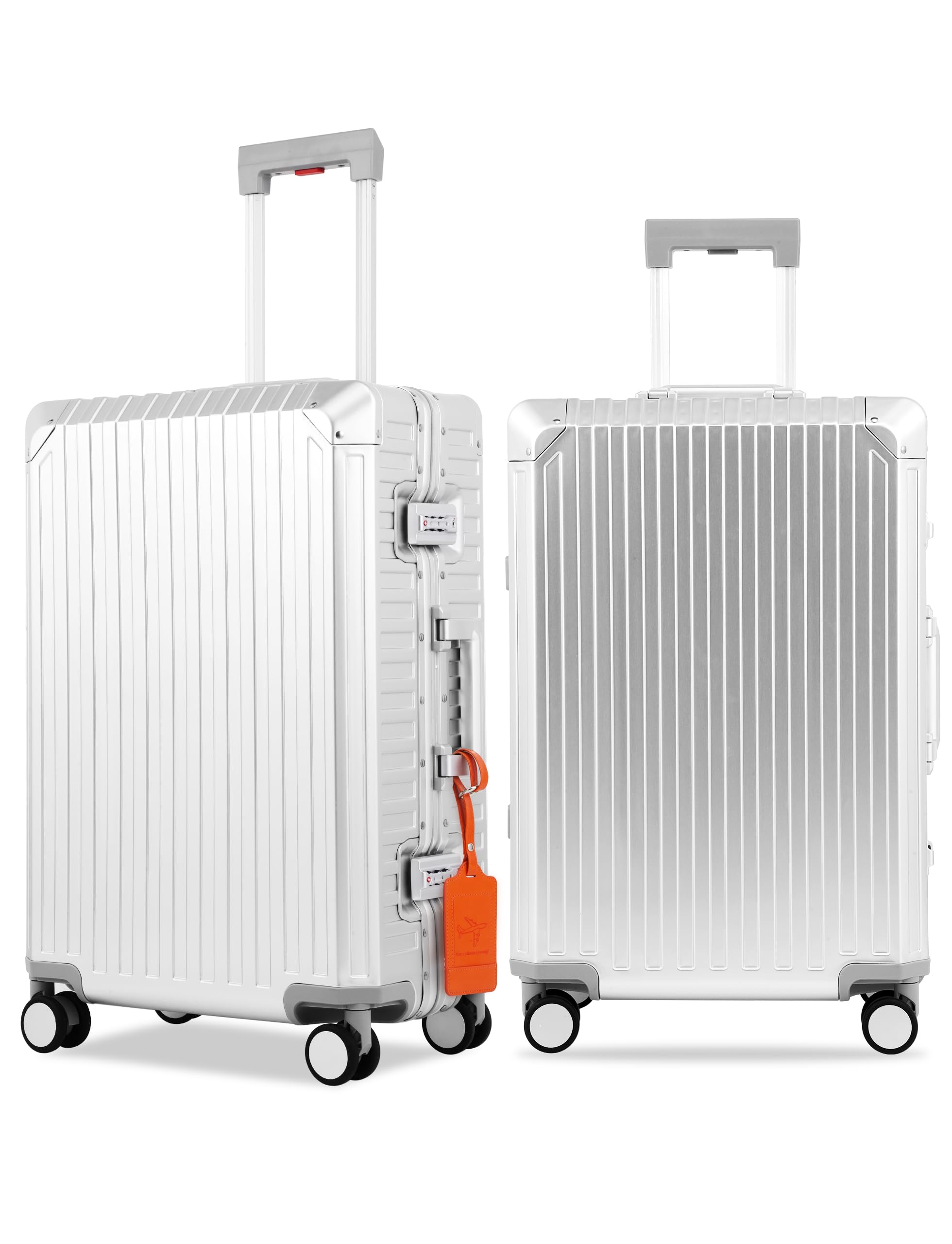 KANGSHILU Mvst Luggage Premium All Aluminum Magnesium Carry On 20