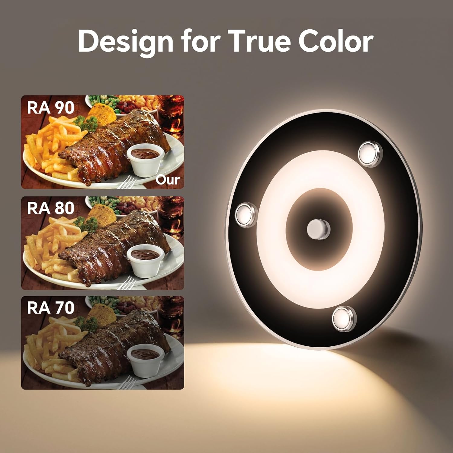 4" Super Slim RV Ceiling Dome Light Interior DC 12V LED Acrylic Light for Motorhome Yachts Trailer Lighting, Built-in Push Button & Red Nightlight, Flush Mount 2Pcs (3000K)