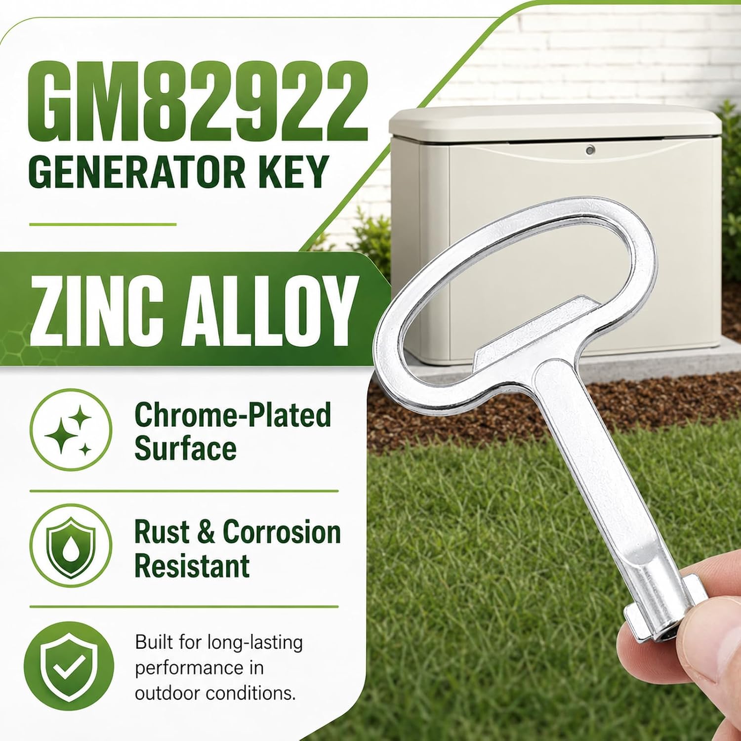 2-Pack GM82922 Generator Key Replacement Compatible with Kohler Generators