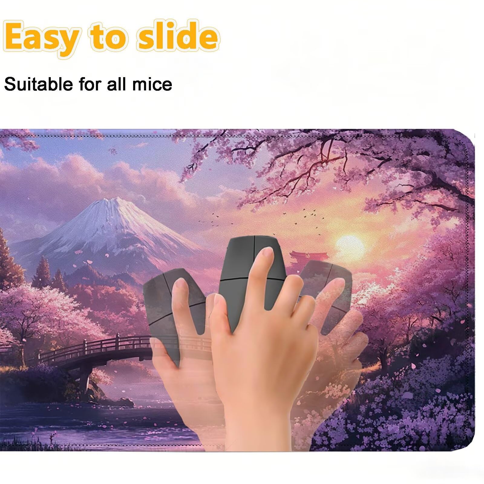 Tappetino Mouse 900x450mm | Superficie Ultra-Liscia | Viola 0-z690