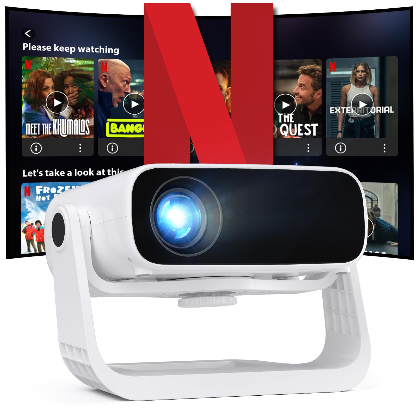 Amazon.com: ZDK Smart Projector with Wifi And Bluetooth-Portable