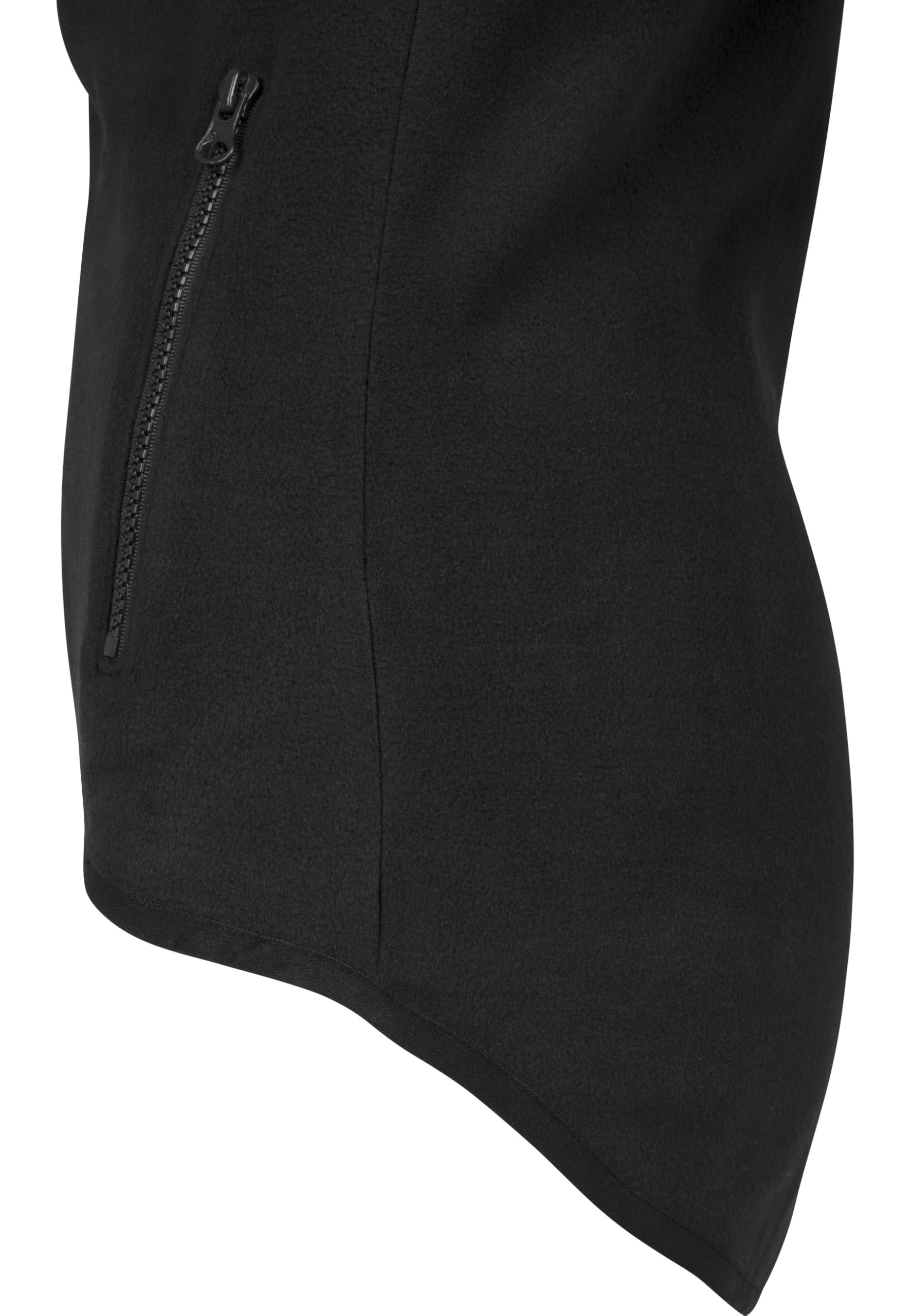 Urban Classics Ladies Polar Fleece Zip Hoodie Mujer Capucha con Cremallera Negro Daumenlöcher Regular