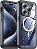 2025 New Designed for iPhone 15 Pro Max Case Waterproof, [Compatible With MagSafe][Built-in Screen & Camera Protector][Full Body Shockproof][IP68 Underwater][Dustproof][Dropproof] Phone Case 6.7"