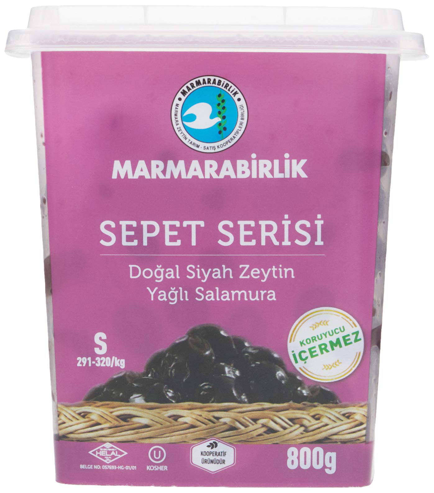 Marmarabirlik 800 Gr Pet Sepet Serisi Hususi -S