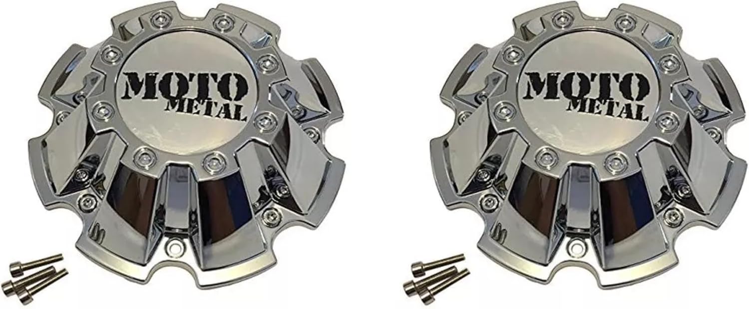 2PCS Wheel Cap Hub Cap Center Cap for Moto Metal M-793 M796 MO962 Chrome