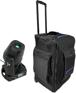 Rockville Rock SPOT 260W Moving Head Spot Light with RLB50 Rolling Bag
