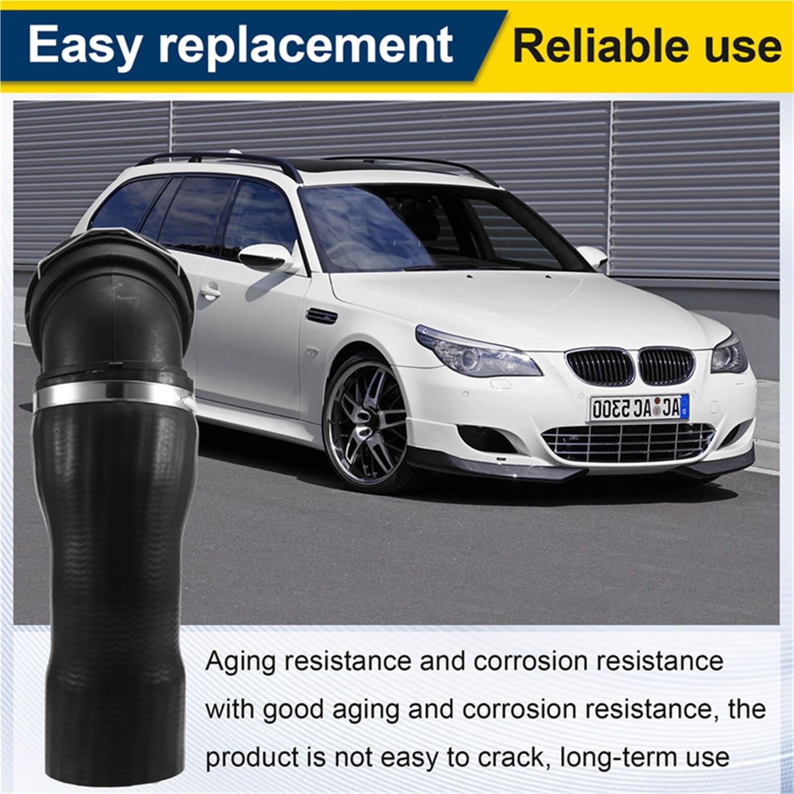 Mod silnik wąż chłodzący Pasuje do Bmw E60 E61 525D 530D 530Xd 535D 11617797697 11617791664 11617799401 Silnik Intercooler Turbo Wąż wodny Rura
