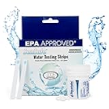 Drinking Water Essentials Kit - 100 Aquatabs Water Purification Tablets + 50 Chlorine Test Strips - for Boat and RV Tanks - by Aquamarine Water Solutions