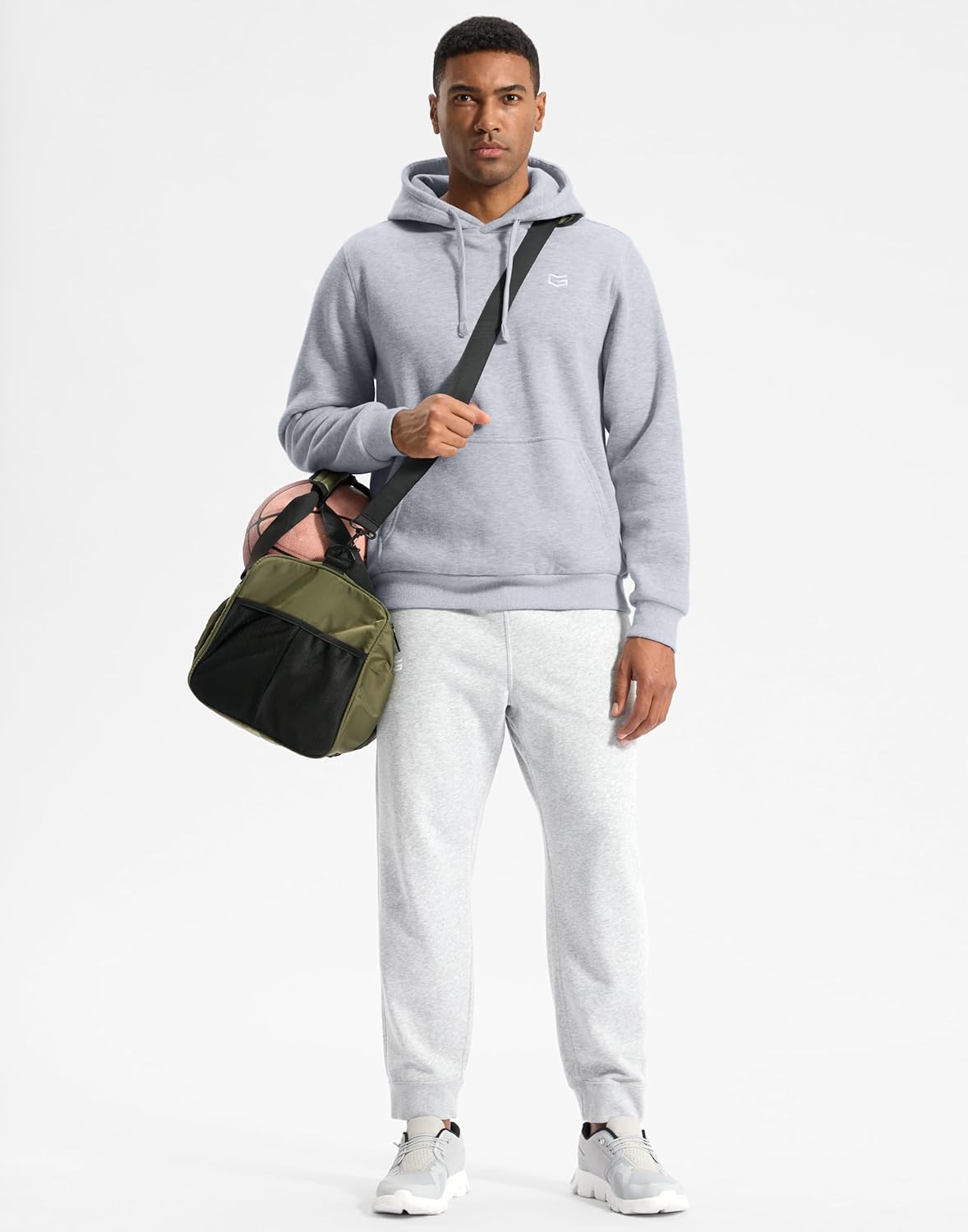 G Gradual Men's Fleece Hoodies Pullover Soft Warm Athletic Workout Gym Hooded Sweatshirt for Men with Pockets - Image 6