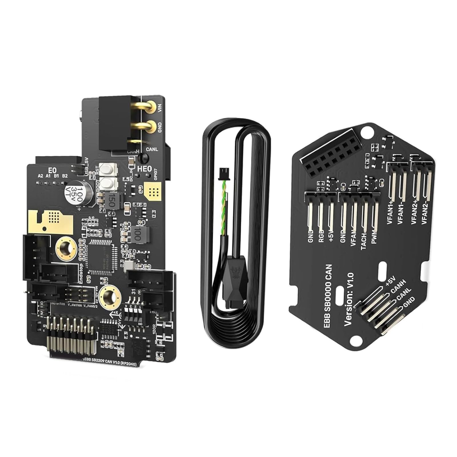 EBB SB2209 CAN(RP2040) Board Hotend Klipper Canbus Extruder HeadTool Max31865 Adapterplatine für Voron StealthBurner EBB SB2209 CAN (RP2040) für Voron StealthBurner 3D-Druckerteile Hotend Klipper