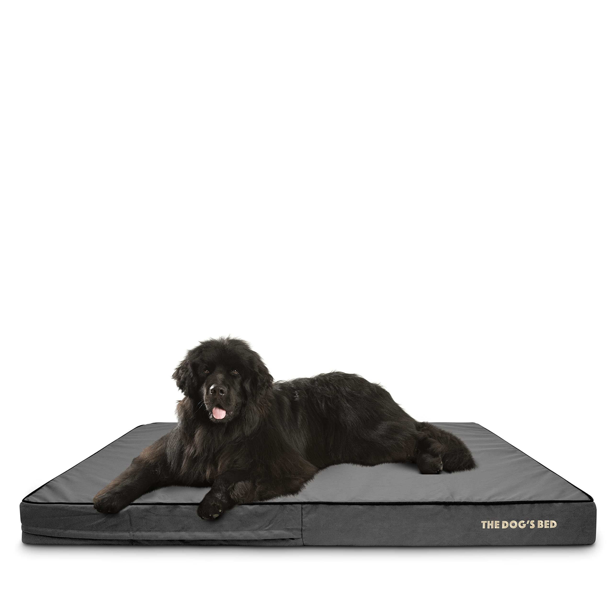 The Dog’s Bed Orthopaedic Memory Foam Dog Bed for XL Dogs, Waterproof Washable Cover, Anti-Slip Base, Calming Surface – CertiPUR-Certified Foam, Grey Plush, 15cm Thick — view 46