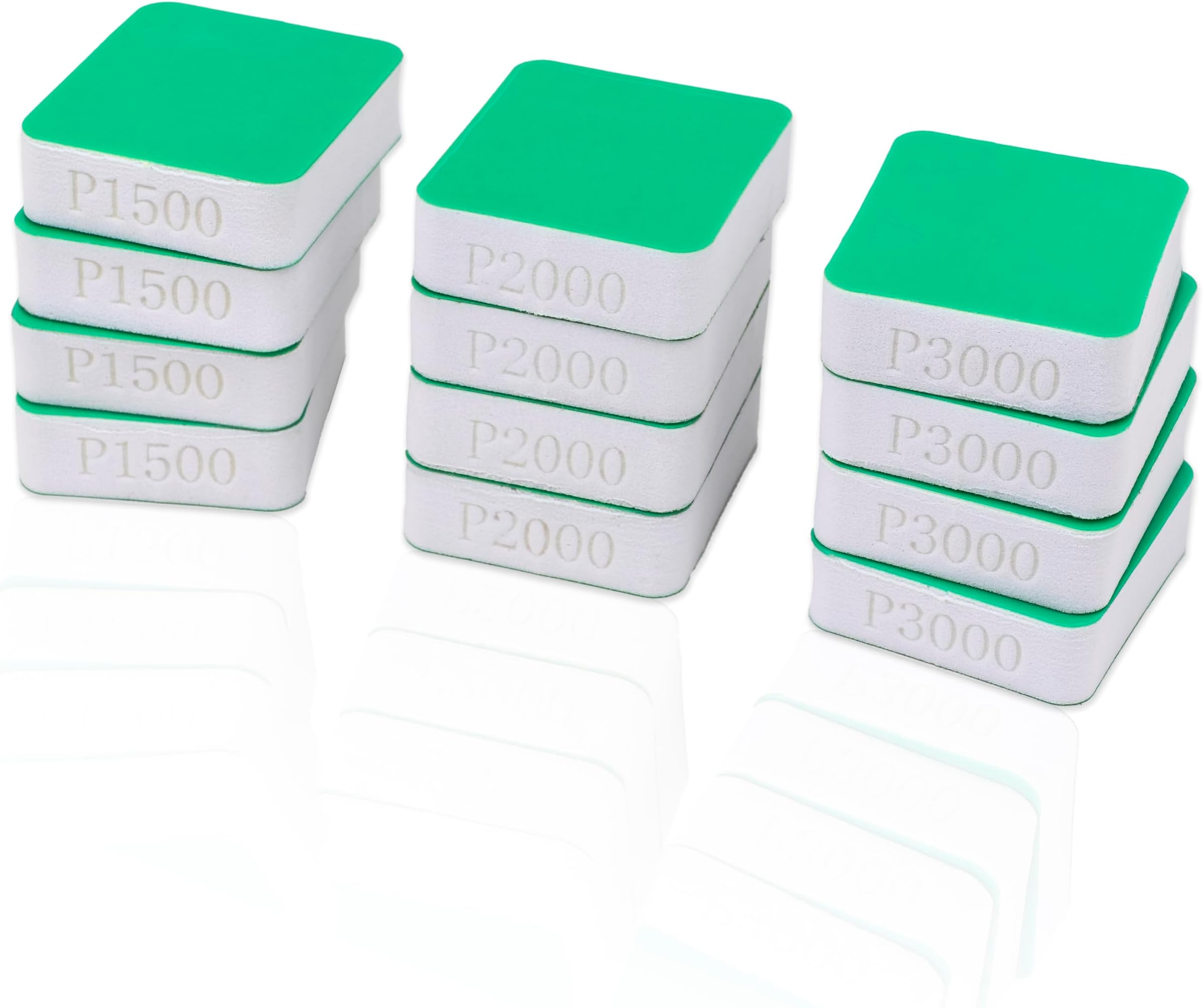 TGR Mini Hand Sanding Blocks for Denibbing PDR - 12 pcs (1500, 2000, 3000 grit)