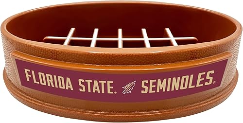 Miniatura 166 de NCAA Super-Bowl Iowa Hawkeyes - Cuenco para perros de alimentación lenta con diseño de fútbol para una digestión saludable. Cuenco antideslizante