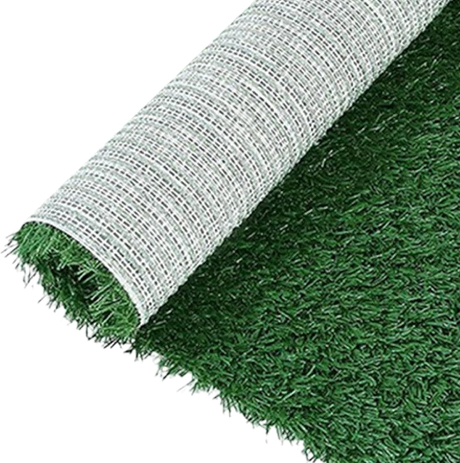 ArtificialGrass Pee Pads, Fake Green Mat Turf Pad for Canine Toileting, Apartment Living, Travel, Pet Relief Area, Odor Control, Synthetic Lawn