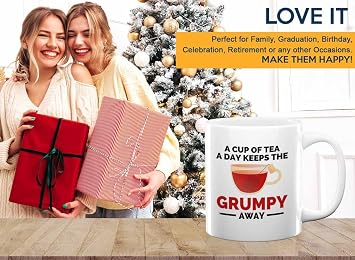 Tea Lover Coffee Mug 11oz White - A cup of tea - Gift Tea enthusiast Drinker connoisseur Teaphile