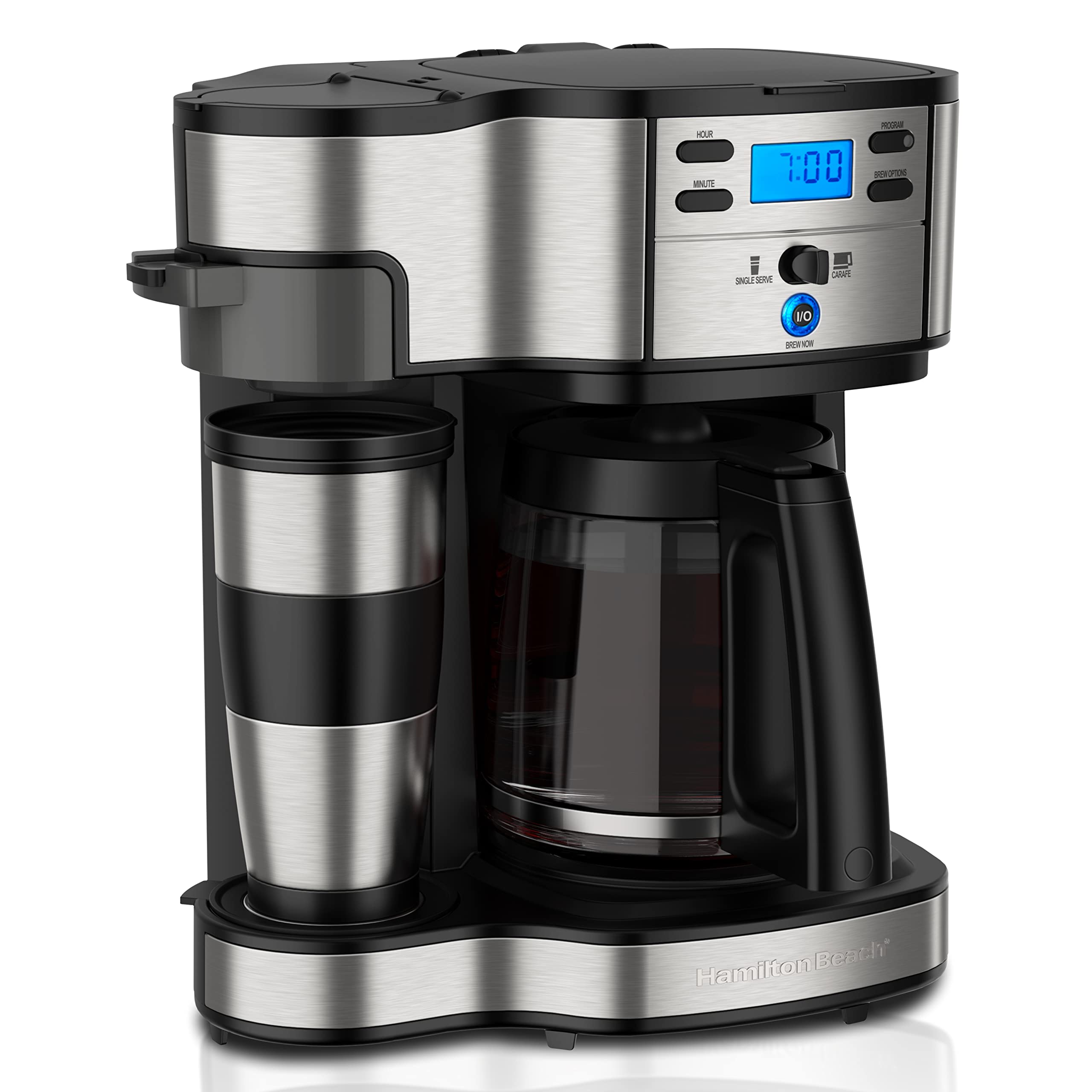 Hamilton Beach - Koffiezetapparaat Met Dubbel Brouwsysteem, Tot 12 Kopjes Koffie