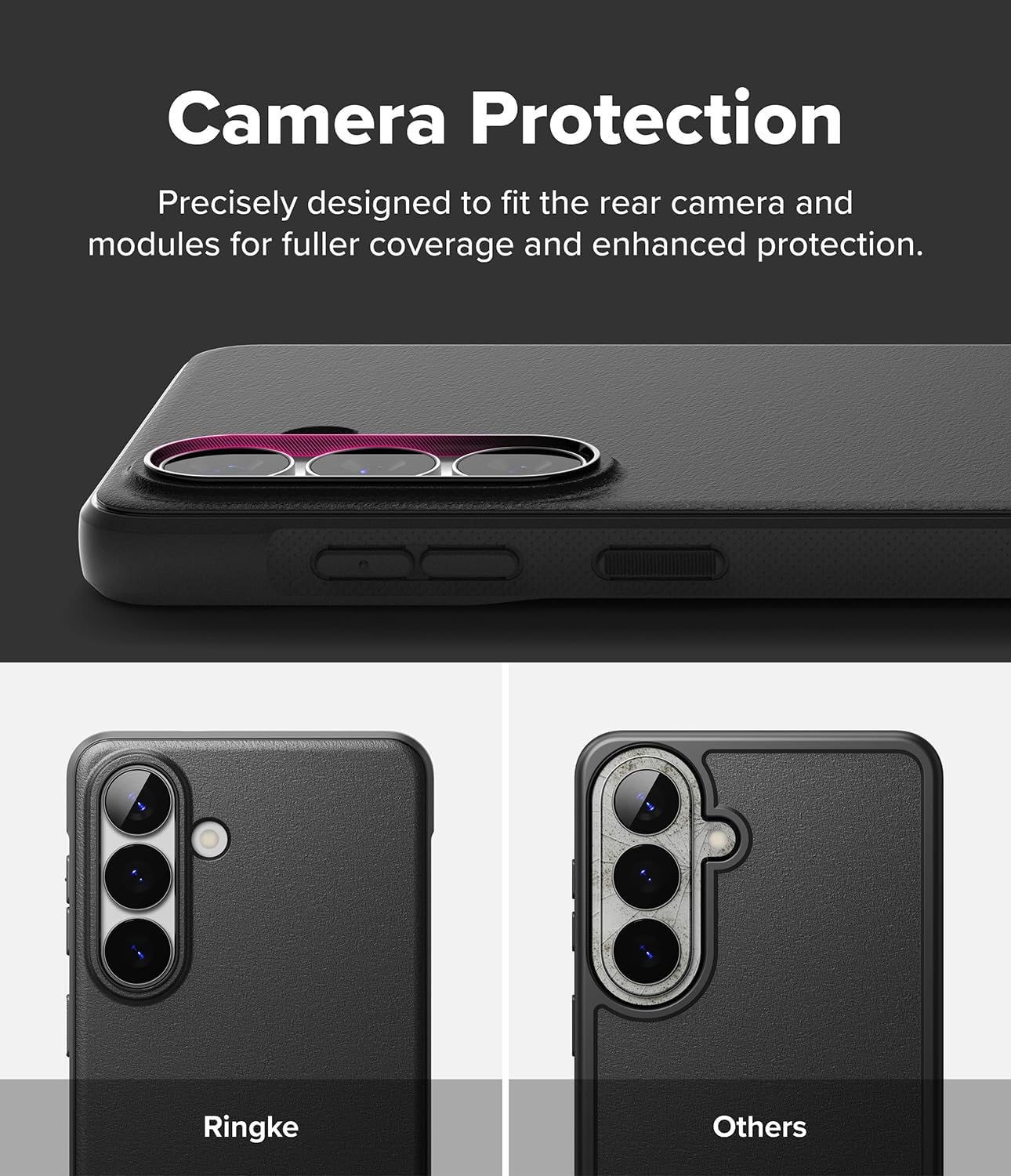 Ringke Onyx for Samsung Galaxy S26 Plus Case [Compatible with MagSafe] Oil & Dirt Resistant, Enhanced Camera Lens Protection, Comfortable Grip, Non-Slip, Lightweight Cover - Magnetic Black