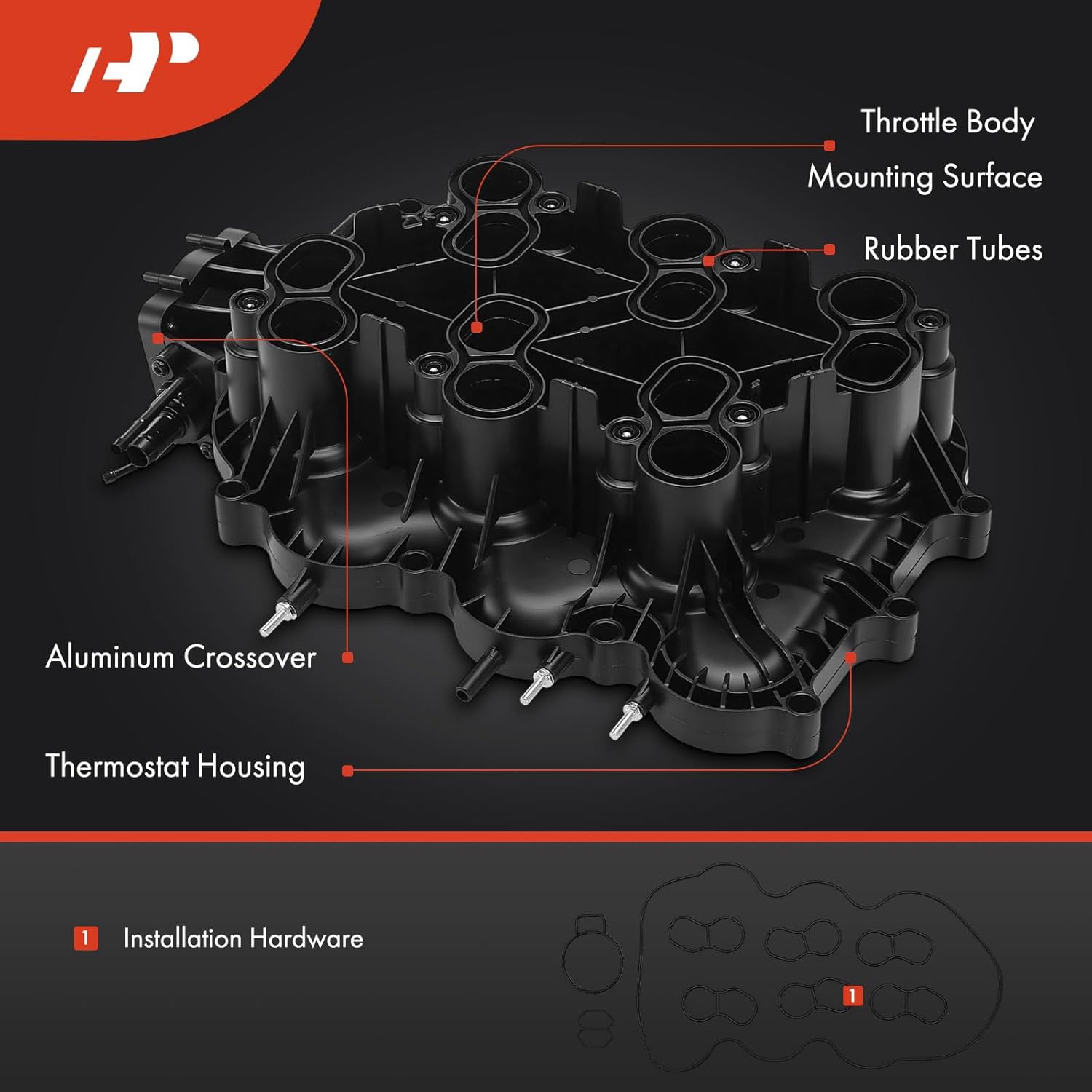 A-Premium Lower Intake Manifold Compatible with Ford F-150 F150 2002-2004, E-150 E150 2002-2003, E-250 E250 2003, Econoline 2003, 4.2L
