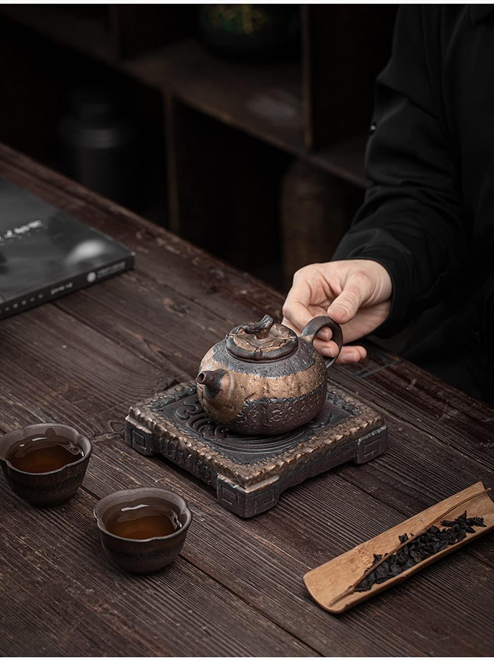 Teapot Holder Household Ceramic Tea Tray Water Storage Tea Table Kung Fu Tea Set