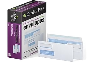 #10 Double-Window Self-Seal Envelopes for Quality Document Safeguarding