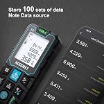 ACEGMET Laser Measure with Phone App, 229ft/70m Laser Measurement Tool with 2 Bubble Levels, LCD Backlit Display, IP54 Waterproof, Pythagorean Mode for Distance, Area, Volume