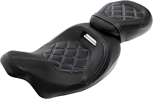 Asiento de pasajero de perfil bajo para Harley Touring Road King Ultra CVO Limited Street Glide Road Glide CVO modelos especiales 2009-2023