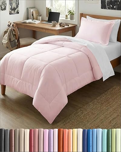 Miniatura 51 de Juego de edredón de tamaño Queen - Juego de cama de 3 piezas para todas las estaciones - 1 edredón suave acolchado con cintas en las esquinas y 2