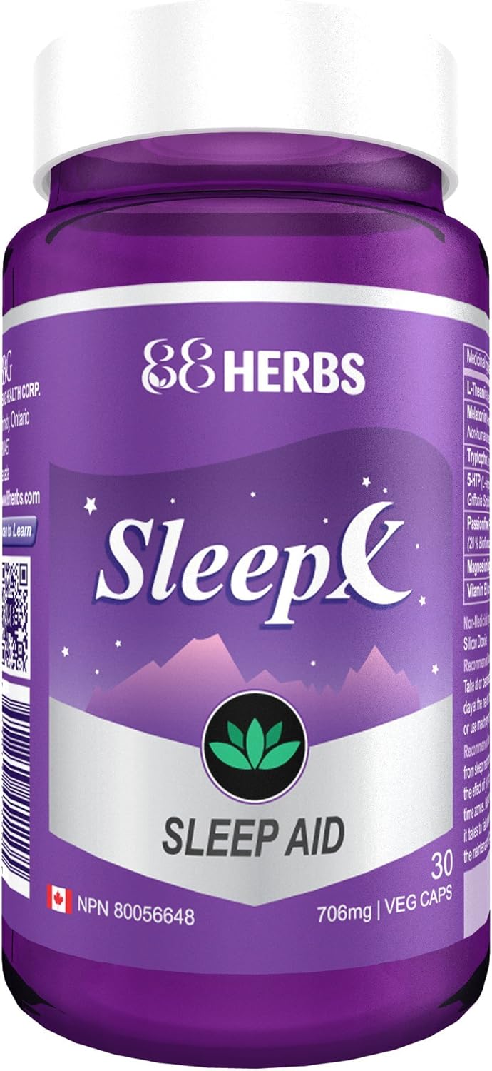 SleepX Natural Sleep Supplement Powerful Herbal Sleep
