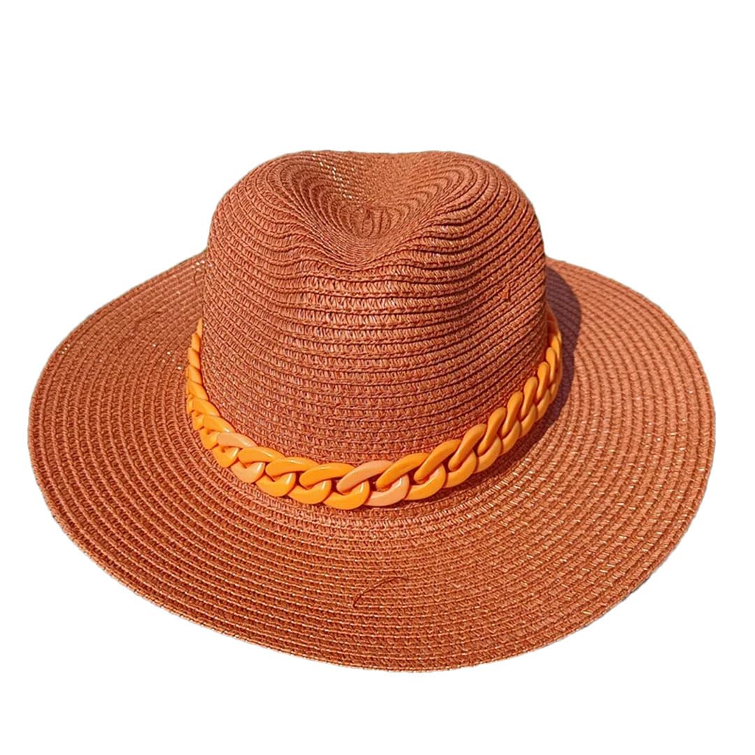 EYRMQWJPC Wide Brim Sun Hat, Women's Paper Straw Sun Hat Multicolor 55-58cm(8)