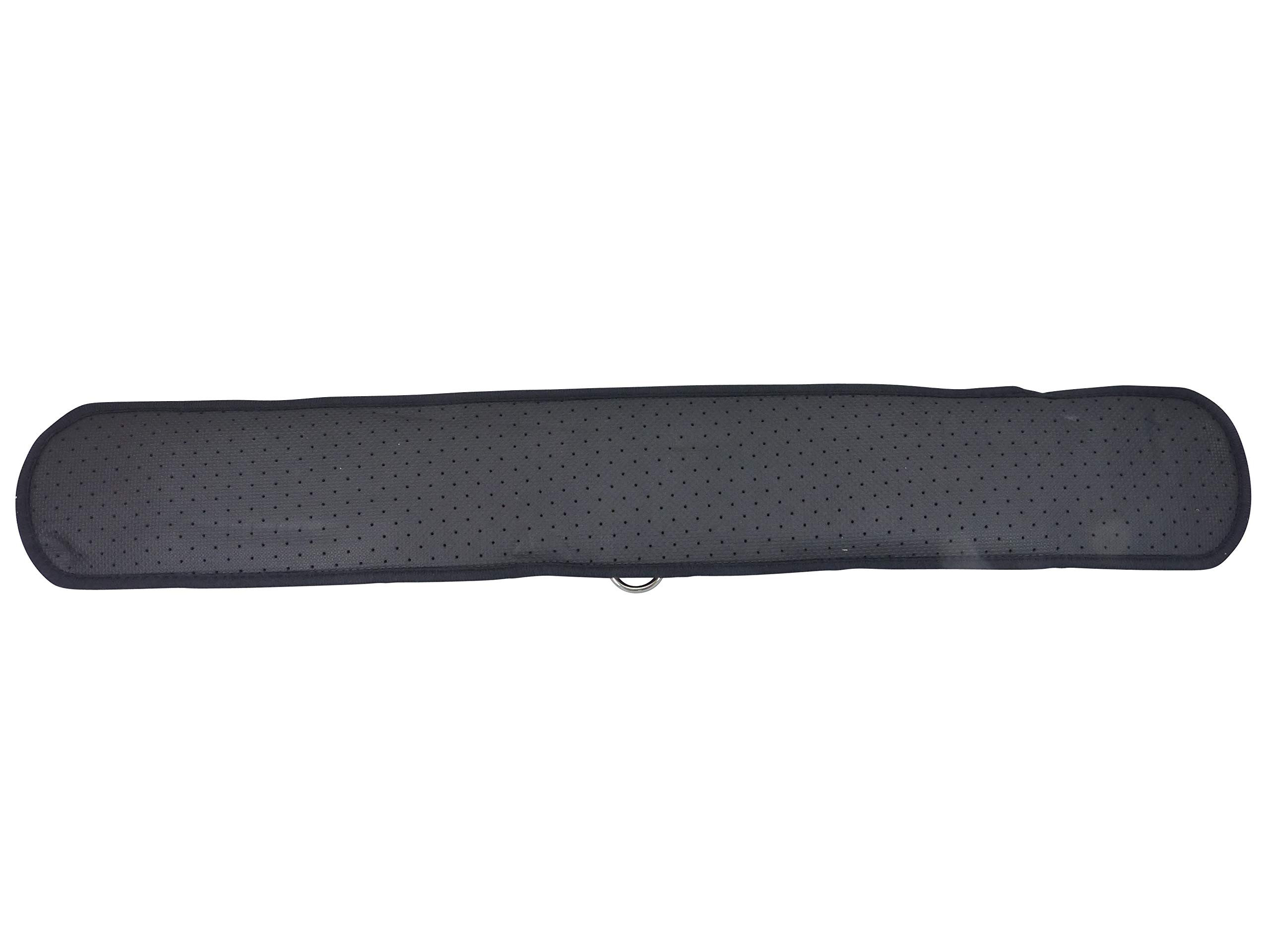 Western Sattelgurt Neopren – Schwarz 30 inch, atmungsaktiv, 12 cm, Edelstahl, Schnellgurtung