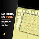 WiredAF Premium Ultra Thin Keyboard Cover Compatible with MacBook Neo 13" A3404 | Silicone Keyboard Protector | Touch ID Compatible | Anti-Spill, Dustproof, Washable, Noise Free (Citrus) gallery image