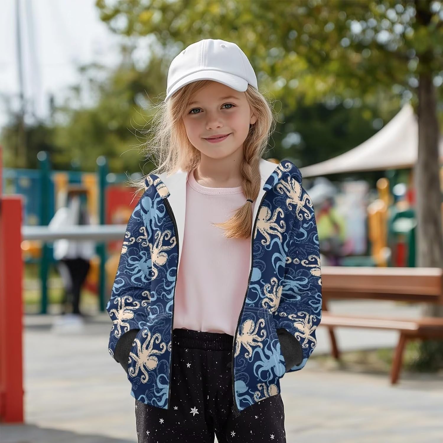 Girls Zip Up Hoodies for Boys Warm Cozy Long Sleeves Winter Jacket Sweatshirts Hooded for Toddler Kids
