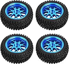 Roda RC, pneus de esteira RC Pneus de aros de metal RC Roda de carro RC Pneus de carro modelo, para WL A959 1/18 modelo de carro 1/18 modelo de carro