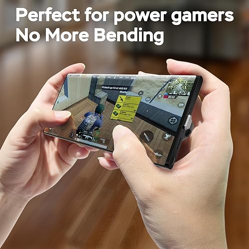 Miniatura 4 de Cable USB C de 90 grados de 3.3 pies, diseño tipo C L, transferencia de datos de alta velocidad, plano C a C compatible con Samsung S23S22S21,