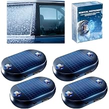 4Pcs Electromagnetic Snow Removal, Anti-Freeze Electromagnetic Car Snow Removal Device, Electromagnetic Wave Anti Freezing and Snow Removal Device, Potable Snow Removal Device