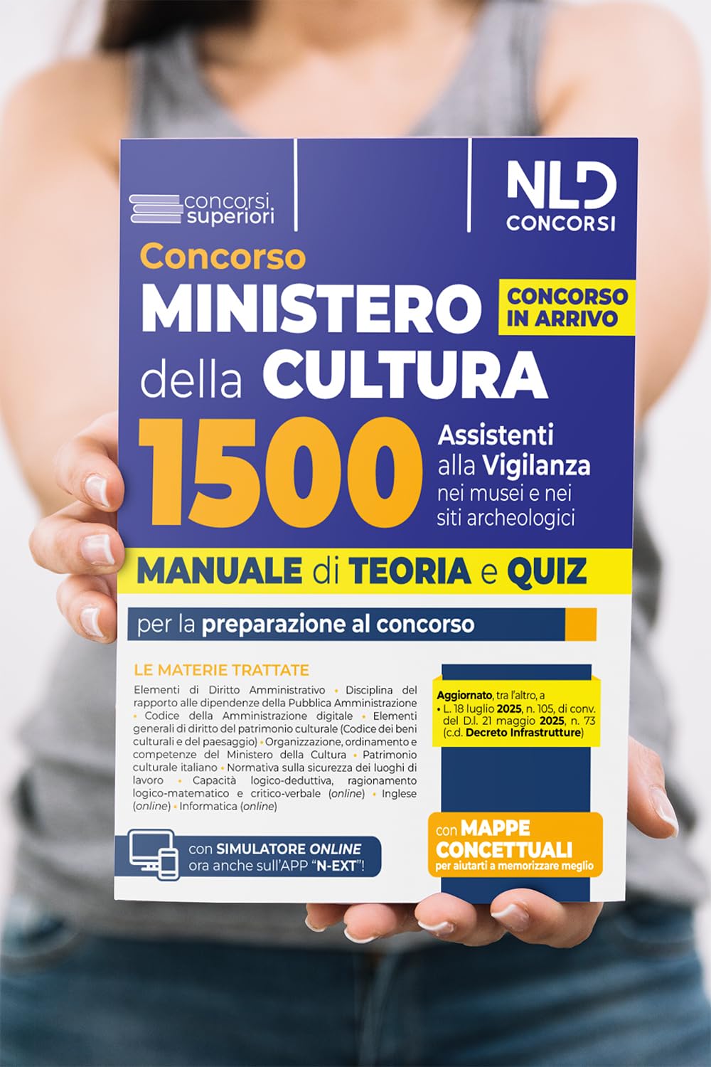 Concorso Ministero della Cultura 1500 assistenti alla vigilanza. Manuale di teoria e quiz per la preparazione al concorso. Con espansione online