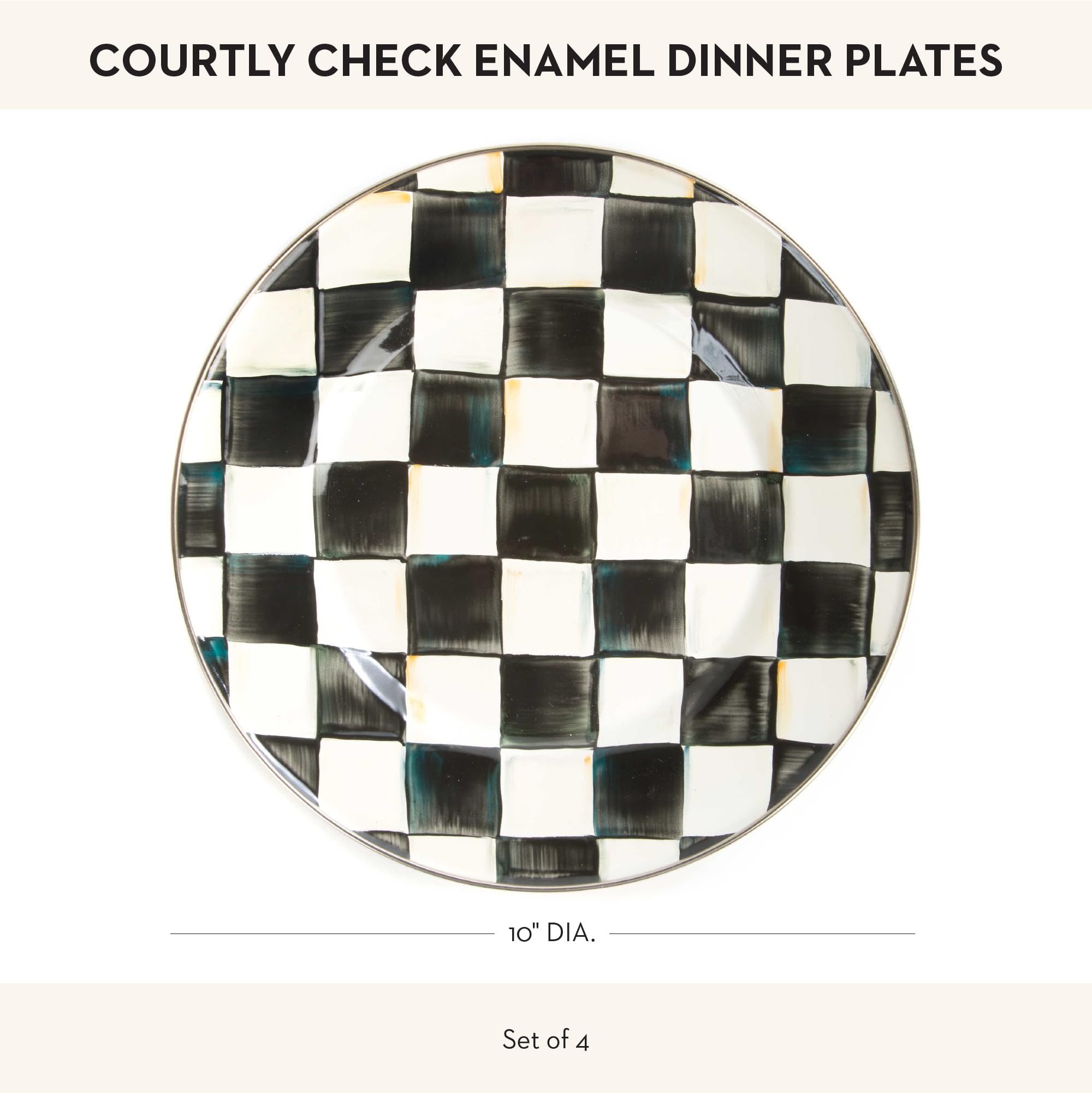 MACKENZIE-CHILDS コートリー　エナメルディナープレート Amazon.com | MACKENZIE-CHILDS Enamel Dinner Plate