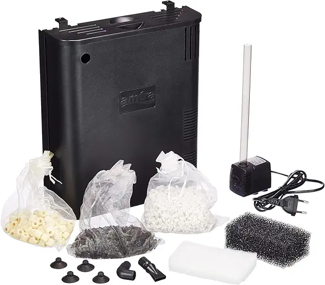 Filtro Interno Biologico AMTRA per Acquari 150L - Pompa 520 lt/h e Materiali Filtranti