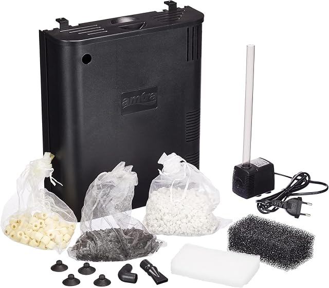Amtra Filtering Box Black 150 Filtro Interno Biológico Para Acuarios Con Bomba De 520 L/H Y Material…