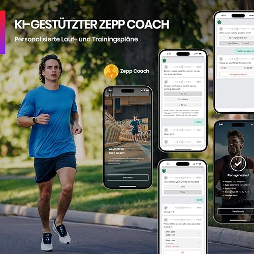 Amazfit Balance 46mm Smart Watch, NFC Contactless Payment, AI Fitness Coach, 14-Day Battery Life, Sleep & Health Monitoring, GPS, 150+ Sports Modes, Bluetooth Calls, AMOLED Screen for Android & iPhone - 7